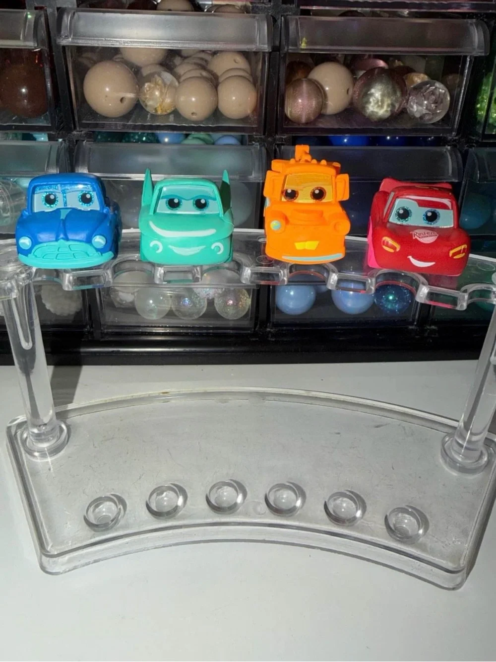 Neon pop Disney doorables cars bundle